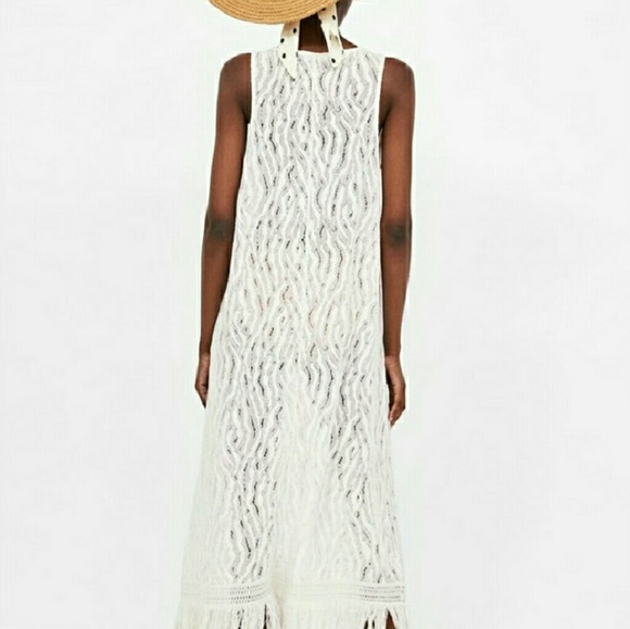 Zara TRAFALUC Lace Dress - Picture 4 of 8